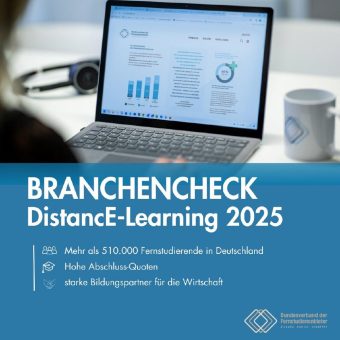 Branchencheck Distance-Learning 2025:  Digitale Bildung boomt – und liefert hohe Erfolgsquoten