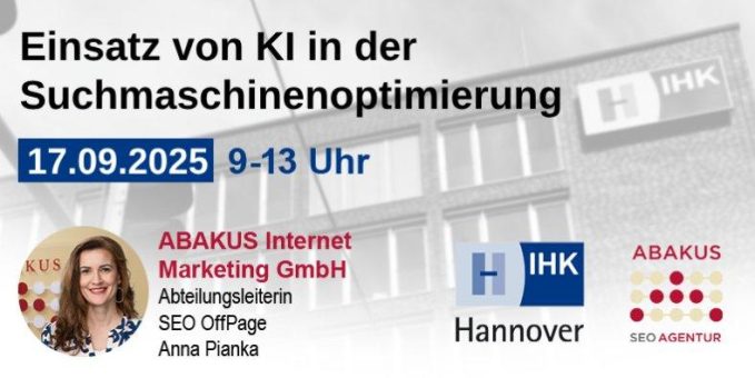SEO-Seminare an der IHK Hannover in der zweiten Jahreshälfte 2025