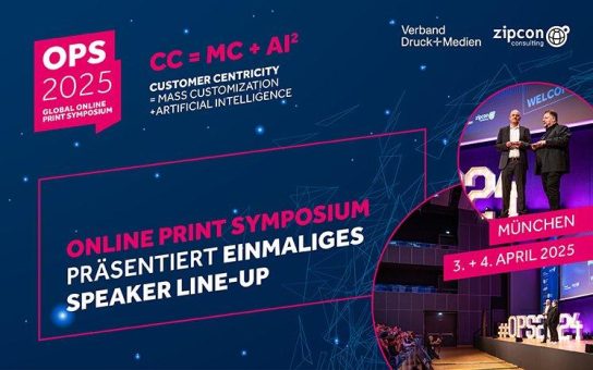 Online Print Symposium präsentiert einmaliges  Speaker Line-up