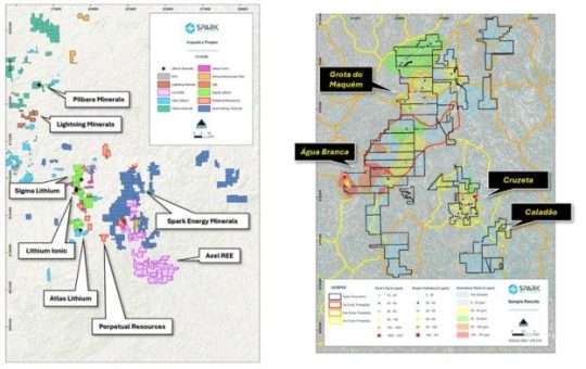 Spark Energy Minerals prüft die priorisierten Lithium- und Gallium-REE-Bohrziele auf dem Projekt Arapaima im Lithium Valley, Brasilien