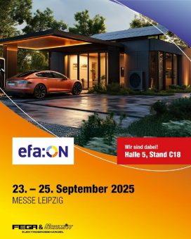 FEGA & Schmitt mit Zukunftslösungen für Gebäude- und Energietechnik auf Messe efa:ON 2025