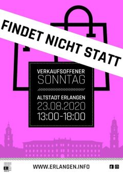 Verkaufsoffener Sonntag in Erlangen abgesagt