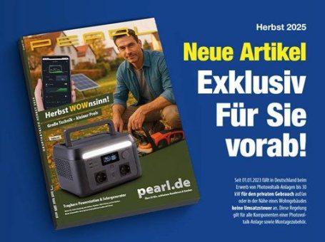Die Produktneuheiten von PEARL für Herbst 2025 sind da!