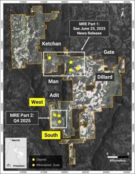 Kodiak schließt oberflächennahe Infill-Bohrungen in den West- und South-Zonen ab, erste Ressourcenschätzung im Gange