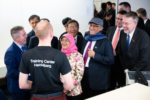 Staatsbesuch bei ABB in Heidelberg