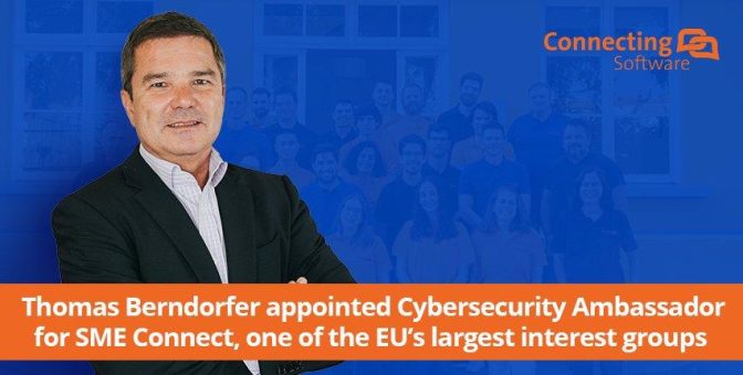 Thomas Berndorfer zum Cybersecurity Ambassador von SME Connect ernannt – einer der größten Interessenvertretungen der EU