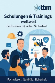 Arbeitssicherheit auf höchstem Niveau: tbm schult weltweit Techniker auf GM-107cpu