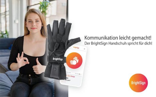 NEU: Kommunikation leicht gemacht – der BrightSign Handschuh spricht für dich