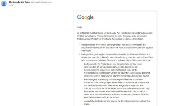 Unlautere Preisgestaltung