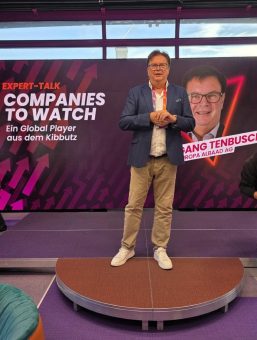 Vom Münsterland nach Berlin: Albaad macht Feuchttuchindustrie sichtbar