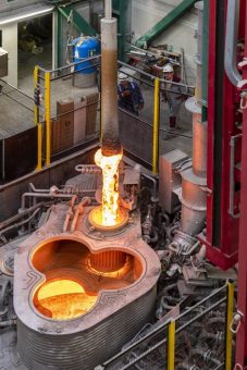 Bedeutendes Investitionsprojekt bei thyssenkrupp Steel vor dem Abschluss: Neuer Pfannenofen im Stahlwerk ist jetzt in der Erprobungsphase