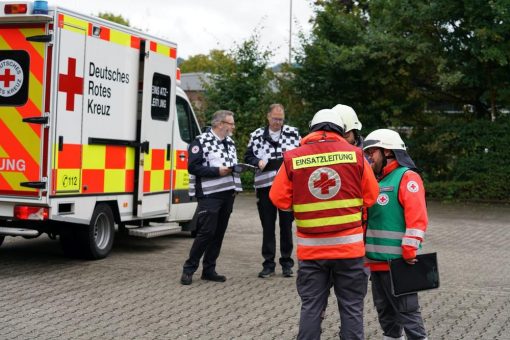 DRK-Kreisverbände trainieren Abläufe und Zusammenarbeit im Katastrophenschutz