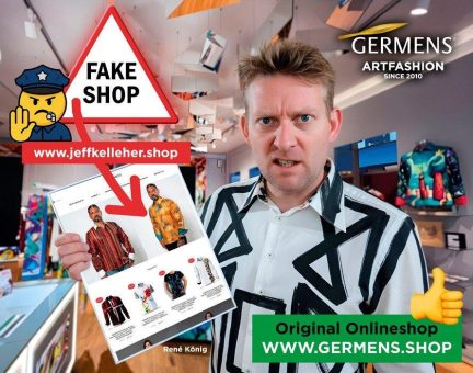 GERMENS warnt vor Fakeshop aus Hongkong: Chemnitzer Modemarke kämpft gegen Onlinebetrug