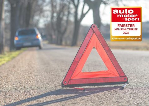 auto motor und sport zeichnet die fairsten  Kfz-Schutzbriefe in Deutschland aus