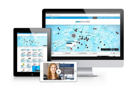 www.JOBSaround.tv: Die neuartige Online-Jobbörse mit 1-minütigen  Video-Stellenanzeigen