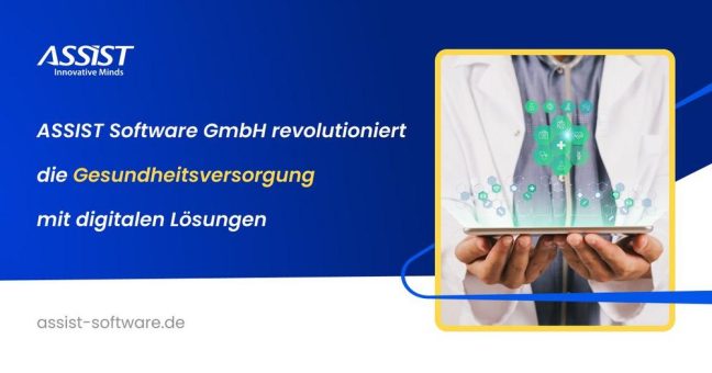 Die ASSIST Software GmbH revolutioniert mit digitalen Lösungen das Gesundheitswesen – für bessere Versorgung, mehr Effizienz und Nachhaltigkeit