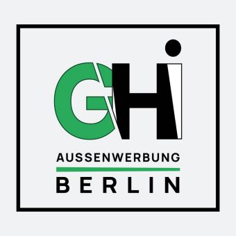 GHI Außenwerbung Berlin verbindet Berlin und Brandenburg mit Mega Riesen Außenwerbefläche