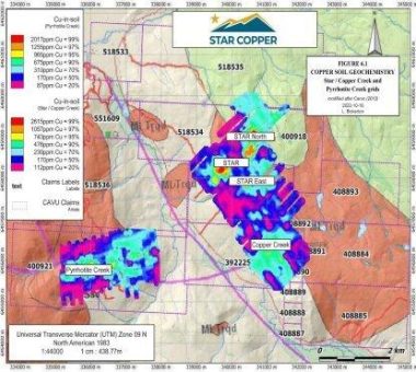 Star Copper mobilisiert im Rahmen seines Bohrprogramms in Copper Creek zusätzliches Bohrgerät, um ein historisches Ziel mit hohem Potenzial in British Columbia zu testen