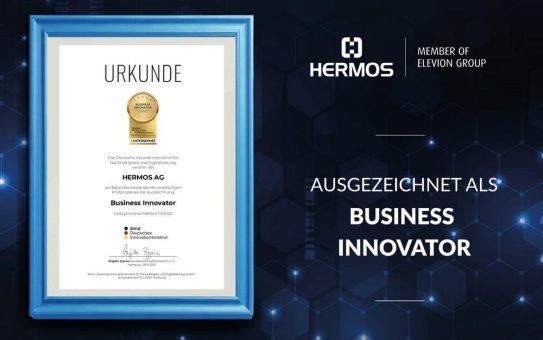 HERMOS ist Business Innovator!