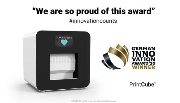 PrintCube® wird mit dem German Innovation Award 2020 ausgezeichnet
