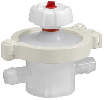 Single-Use Membranventil mit autoklavierbarem Handantrieb