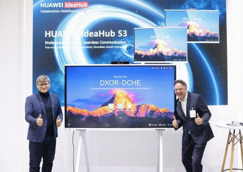 Huawei stellt auf der it-sa Expo&Congress in Nürnberg den KI-gestützten IdeaHub S3 vor und definiert die intelligente Zusammenarbeit für Unternehmen
