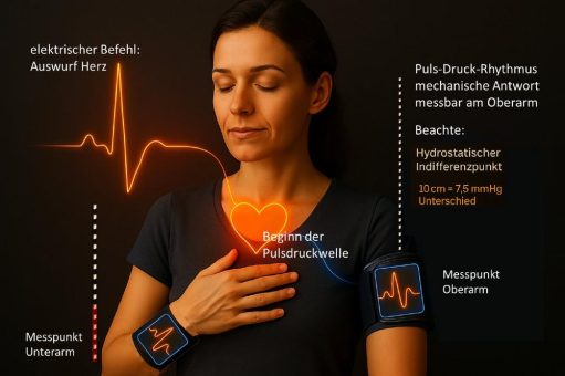 Warum nur die Oberarmmanschette verlässliche Blutdruckwerte liefert – und was der Puls-Druck-Rhythmus verrät