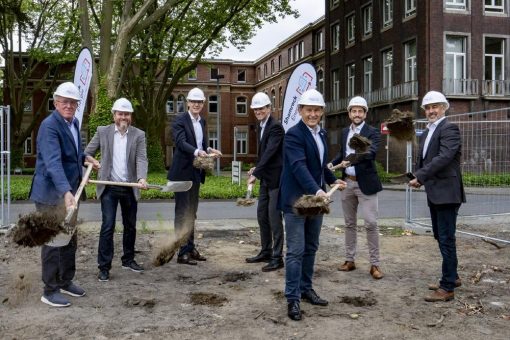 Erster Spatenstich für Technikzentrale im Shamrockpark