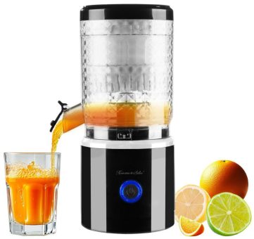 Rosenstein & Söhne Akku-Mini-Entsafter mit 220 ml Saftbehälter, BPA-frei, USB-C, 1300 mAh