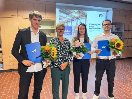 VDI prämiert herausragende Abschlussarbeiten der Hochschule Osnabrück