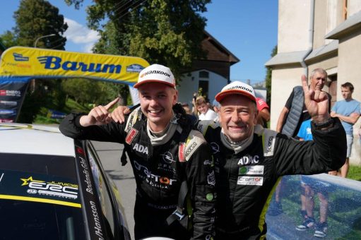 Opel ist mit Calle Carlberg Rallye-Junior-Europameister