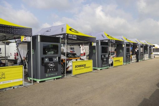 Innovativ: Neue Ladeinfrastruktur für ADAC Opel Electric Rally Cup
