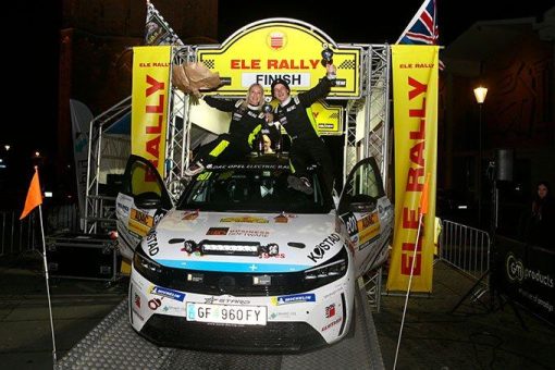 ADAC Opel Electric Rally Cup: Spannende Wasserspiele in den Niederlanden