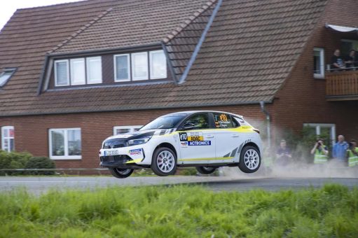 Bilderbuch-Saisonstart für den ADAC Opel Electric Rally Cup