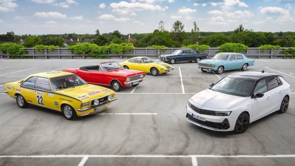 Opel mit Klassikern aus den „Goldenen 60er und 70er Jahren“ auf der ADAC Oldtimerfahrt Hessen-Thüringen