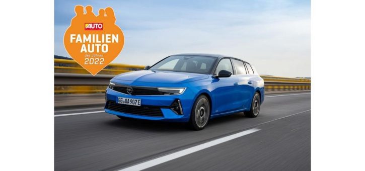 Neuer Opel Astra Sports Tourer ist „FAMILIENAUTO des Jahres 2022“