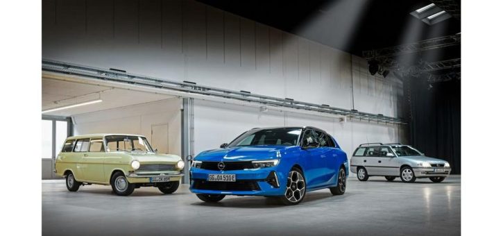 Opel mit Kadett und Astra auf dem „Tag des rollenden Kulturguts“