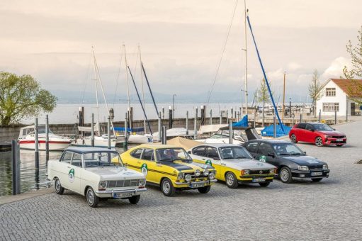 Mit Klasse zurück: Kompakte Opel begeistern auf der Bodensee Klassik