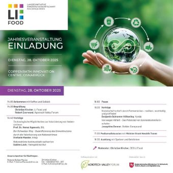 Von der Sonnenblumenkernschale zur Kreislaufwirtschaft: Golden Compound präsentiert innovative Wege auf der LI Food Jahresveranstaltung