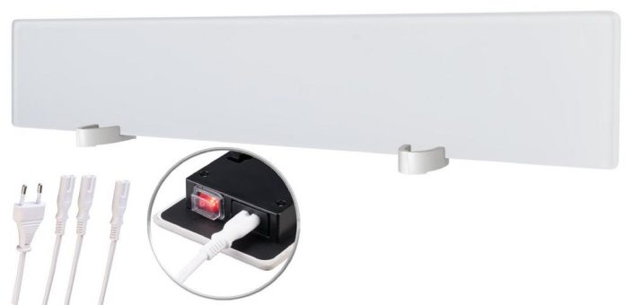 Sichler Haushaltsgeräte Infrarot-Schimmelentferner aus Glas für Wand und Bad – chemiefrei