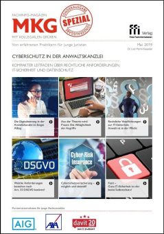 Neue MkG-Sonderausgabe erschienen: Cyberschutz in der Anwaltskanzlei