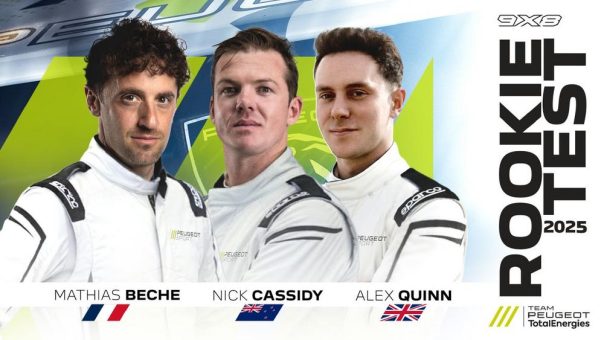 Rookie-Test in Bahrain: Team PEUGEOT TotalEnergies schickt drei Fahrer ins Rennen