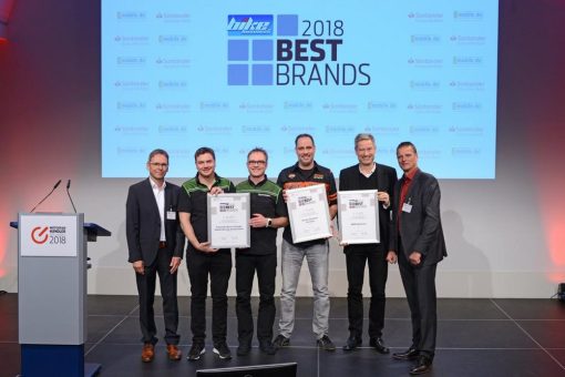 Lieferanten der Zweiradindustrie: „Best Brands“ 2018 ausgezeichnet