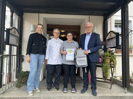 Gasthof zum Lamm in Gomadingen erneut als „Qualitätsgastgeber Wanderbares Deutschland“ ausgezeichnet