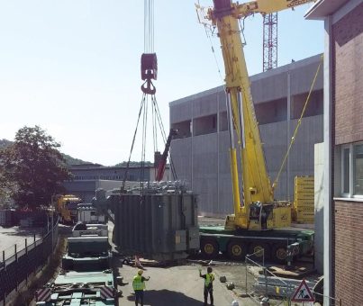 Blocktransformator eingebracht – Nächster Meilenstein bei GAMOR erreicht