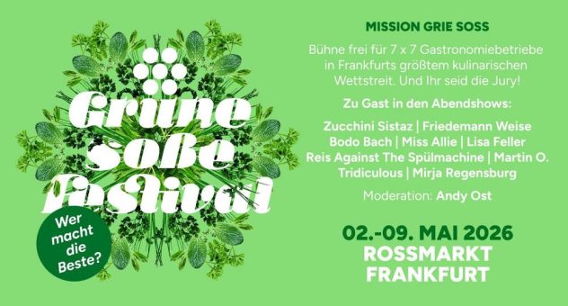 „Grüne Soße Festival 2026“: Vorverkauf für Frankfurter Institution hat heute gestartet