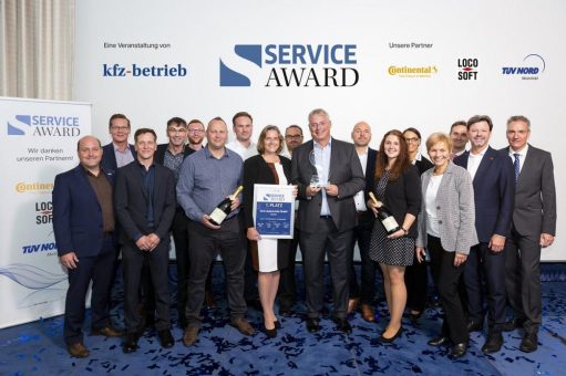 Orth Automobile gewinnt den Service Award 2018 – bester Autoservice Deutschlands