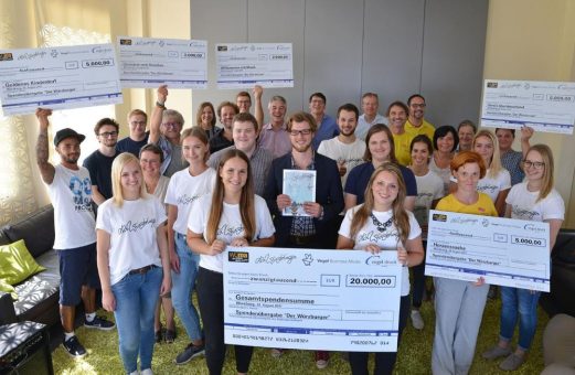 „Gemeinsam Gutes tun“: Vogel-Azubis spenden 20.000 Euro