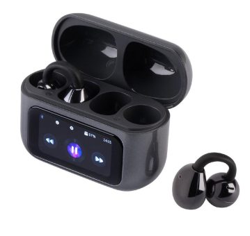 auvisio Clip-on-Ohrhörer und KI-Echtzeitübersetzer für 115 Sprachen, App