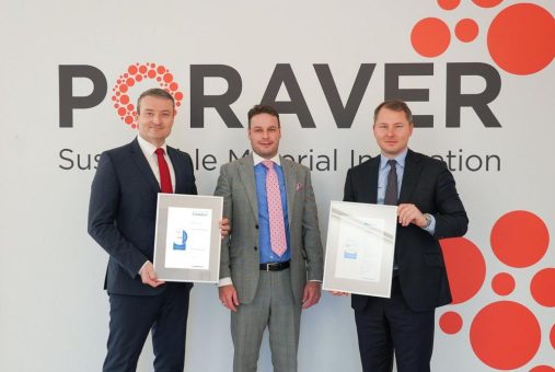 PORAVER GmbH erhält EcoZert- und CrefoZert-Zertifikate: Auszeichnung für Nachhaltigkeit und Bonität